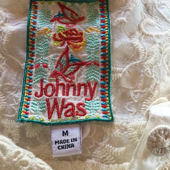 EUC Johnny Was Embroidered Sleeveless Top - Picture 5 of 6